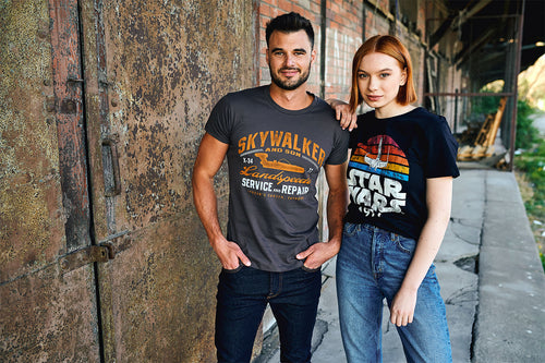 Imagen del producto Star Wars - Camiseta Landspeeder gris