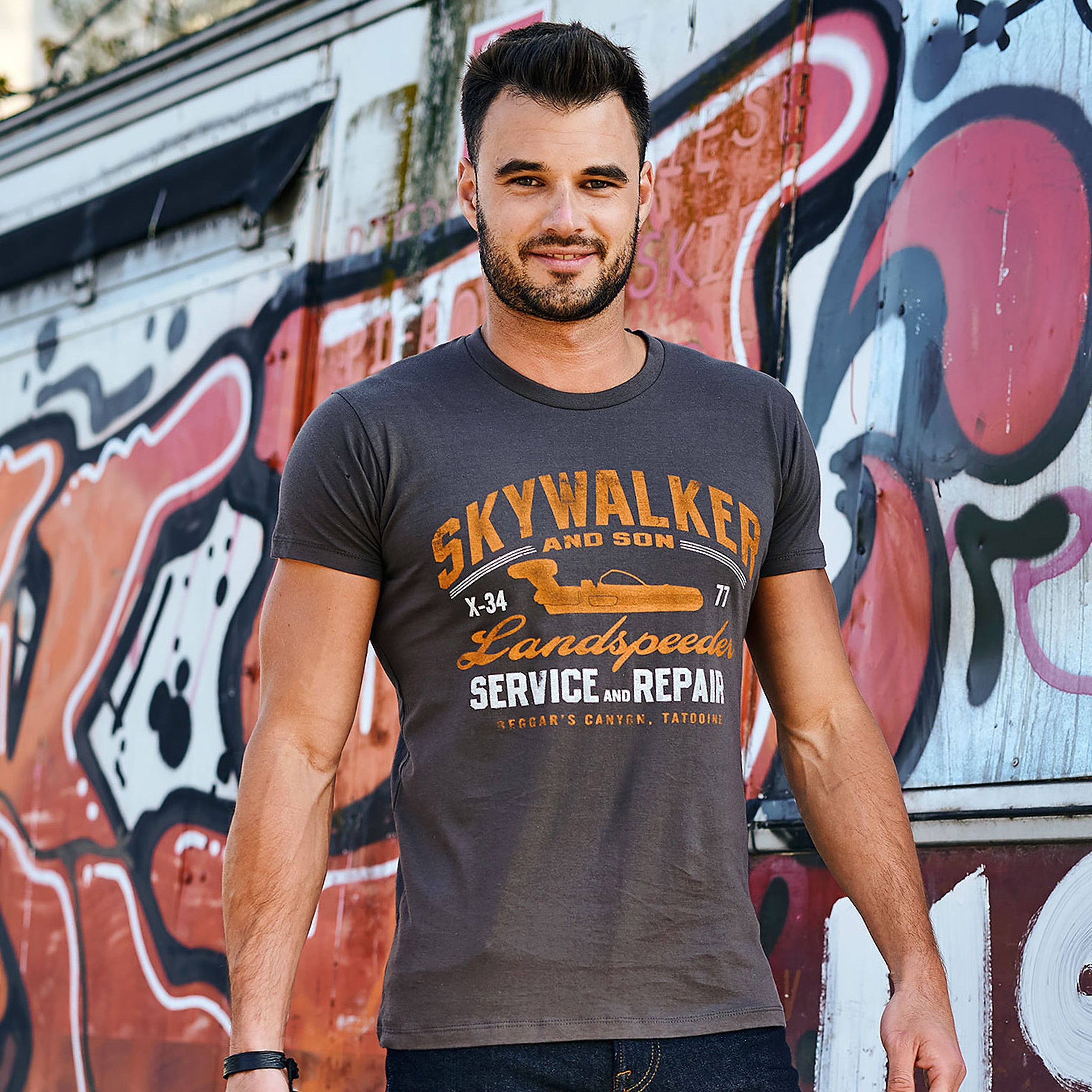 Imagen del producto Star Wars - Camiseta Landspeeder gris