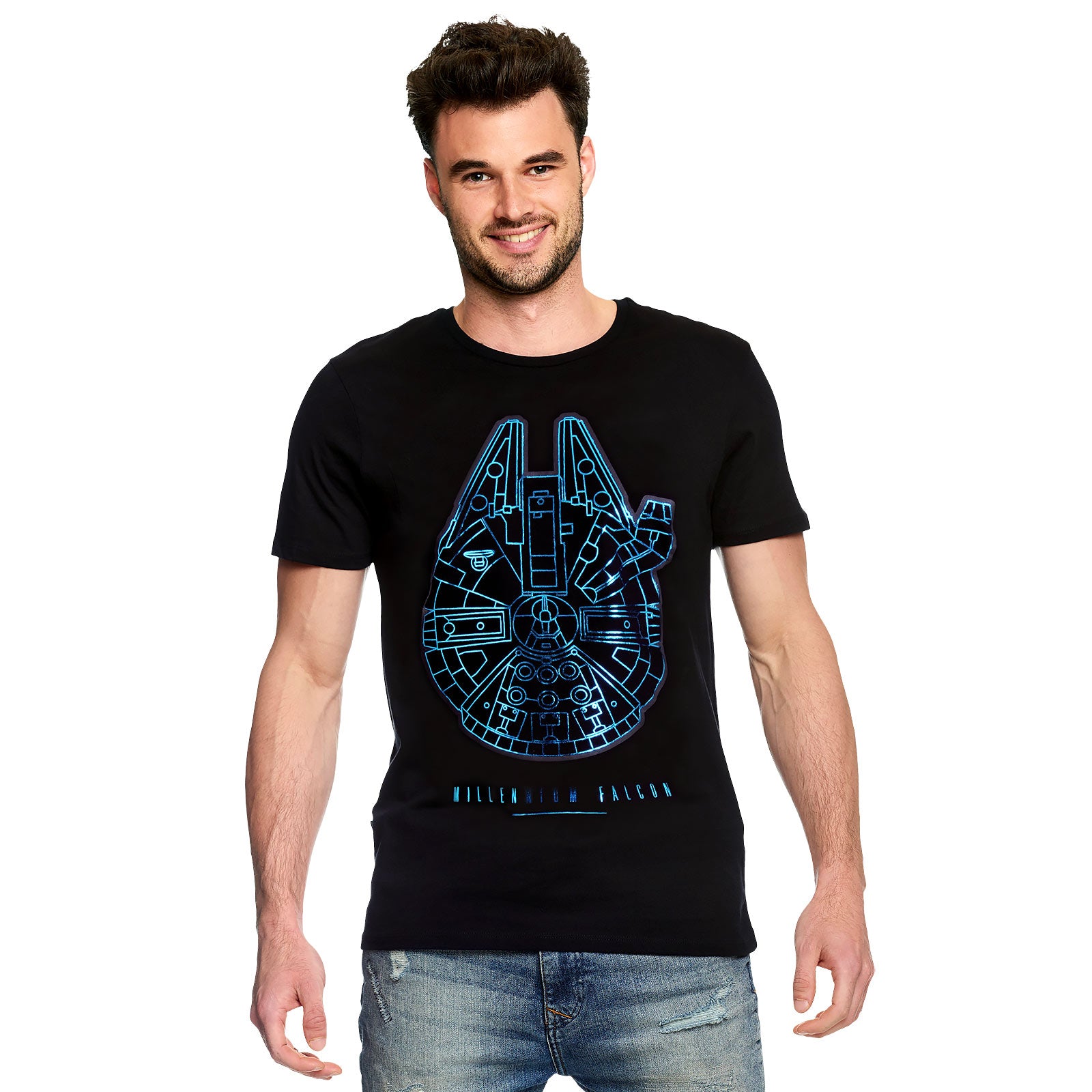 Imagen del producto Star Wars - Camiseta negra del Halcón Milenario