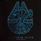 Imagen del producto Star Wars - Camiseta negra del Halcón Milenario