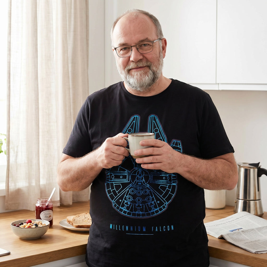 Imagen del producto Star Wars - Camiseta negra del Halcón Milenario