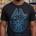 Imagen del producto Star Wars - Camiseta negra del Halcón Milenario