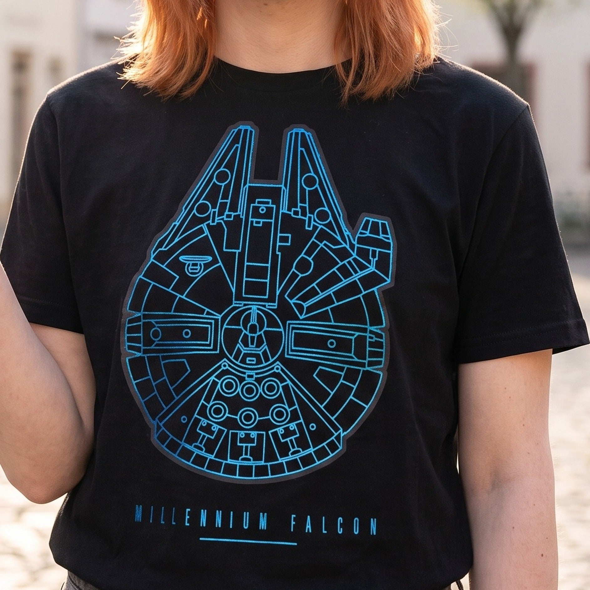 Imagen del producto Star Wars - Camiseta negra del Halcón Milenario
