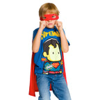 Product image Superman - Children's T-Shirt with Cape & Eye Mask
