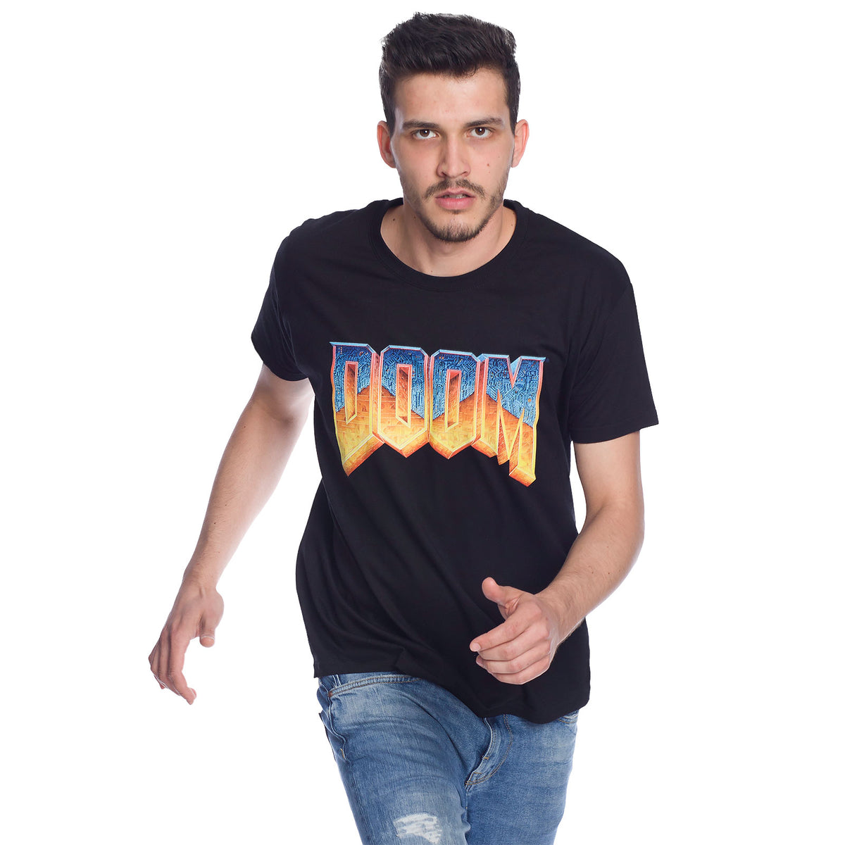 Imagen del producto Doom - Camiseta negra con logo