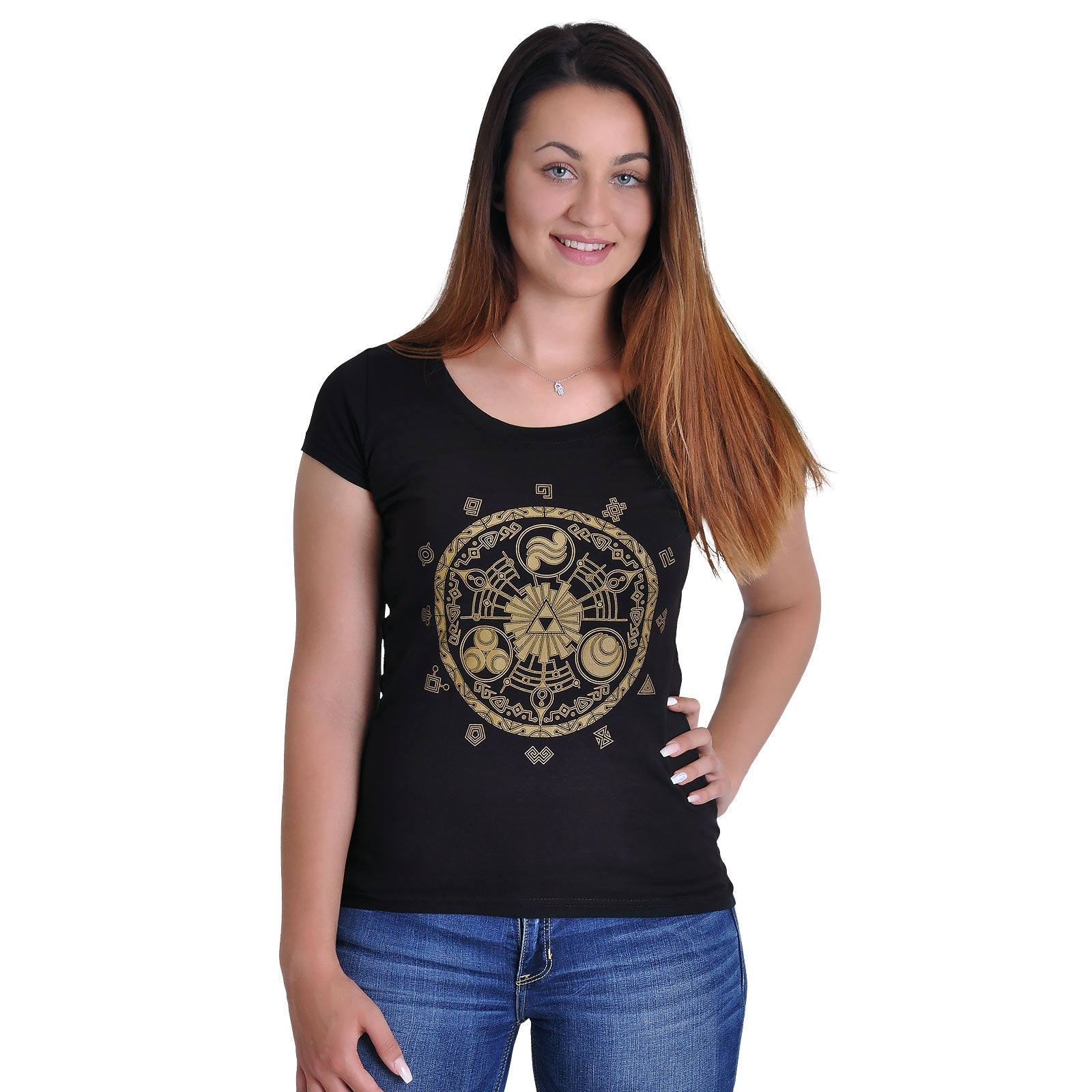 Imagen del producto Zelda - Camiseta Triforce para chicas