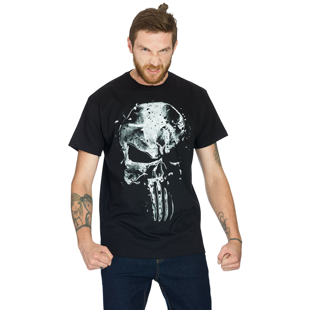 Imagen del producto Punisher - Camiseta de calavera negra