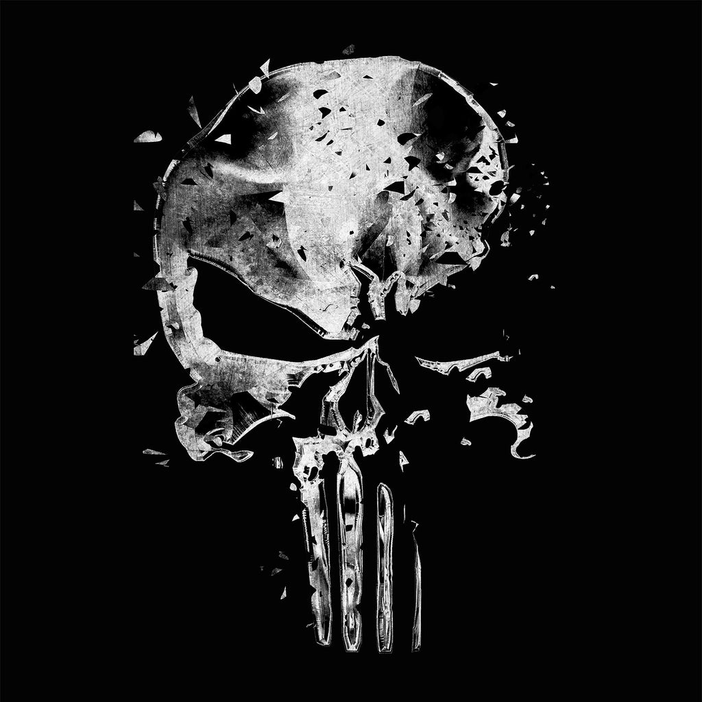 Imagen del producto Punisher - Camiseta de calavera negra