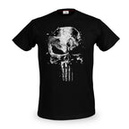 Imagen del producto Punisher - Camiseta de calavera negra