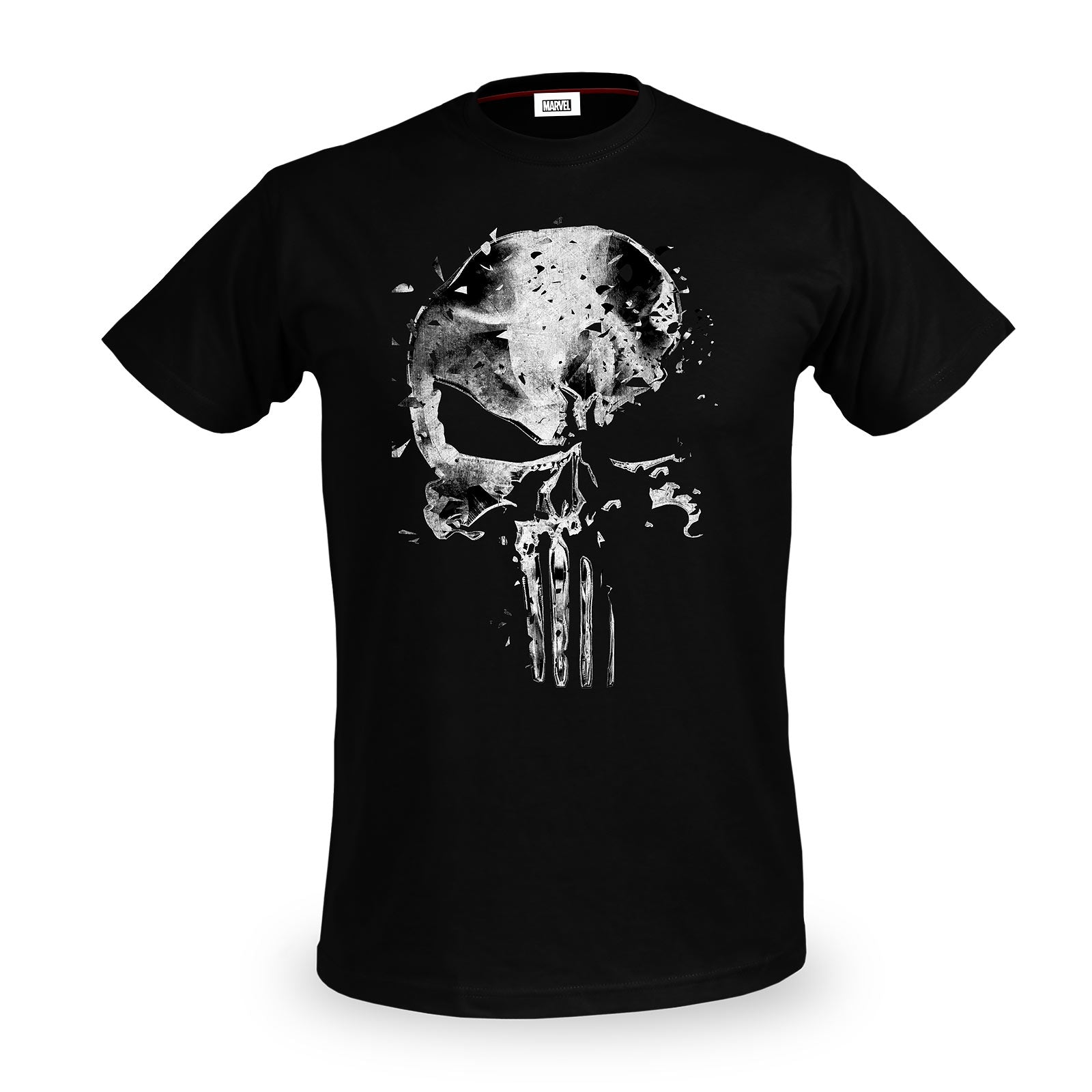 Imagen del producto Punisher - Camiseta de calavera negra