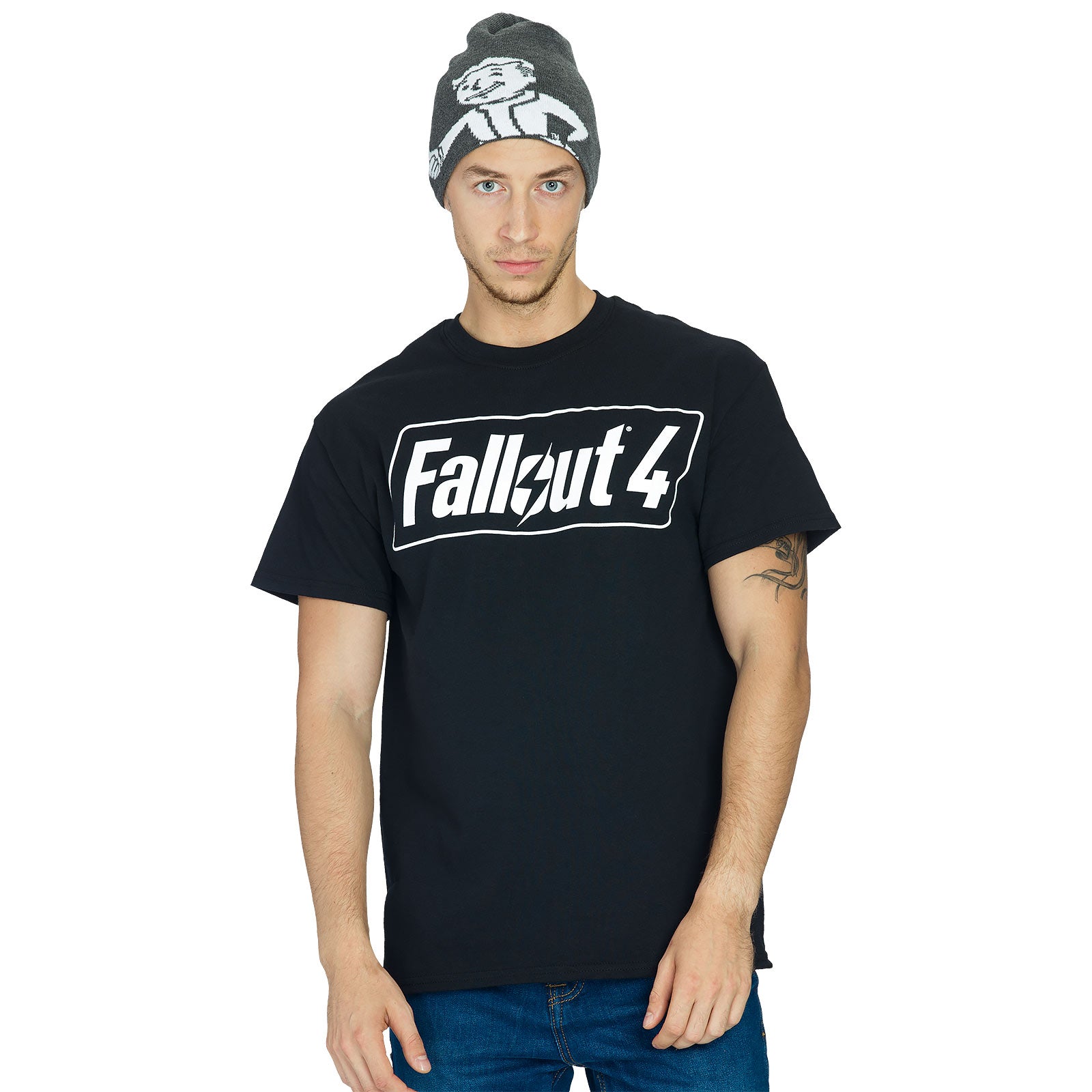 Imagen del producto Fallout 4 - Camiseta con logo del juego negra