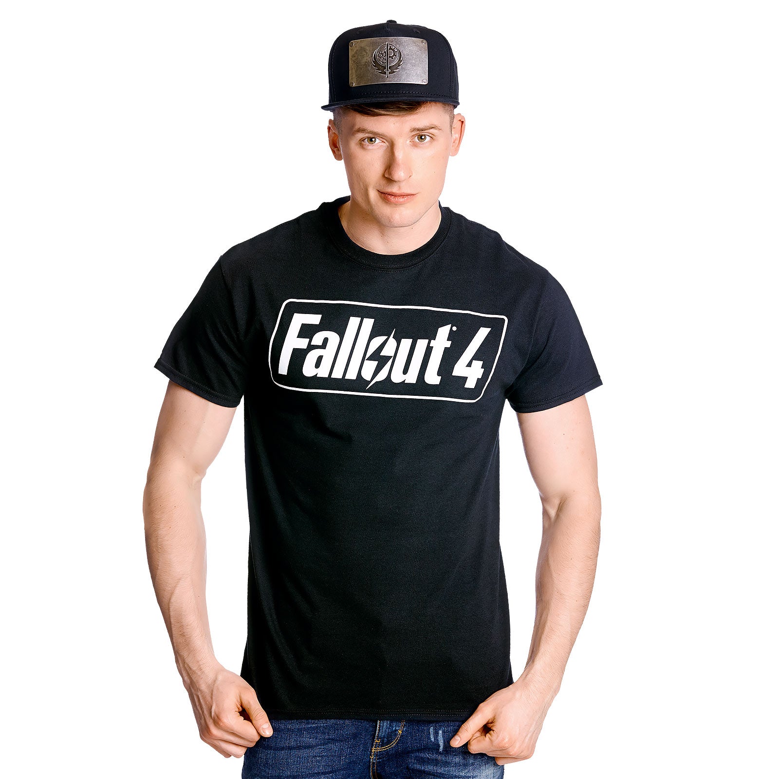 Imagen del producto Fallout 4 - Camiseta con logo del juego negra