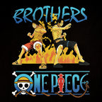 Imagen del producto One Piece - Camiseta Brothers negra