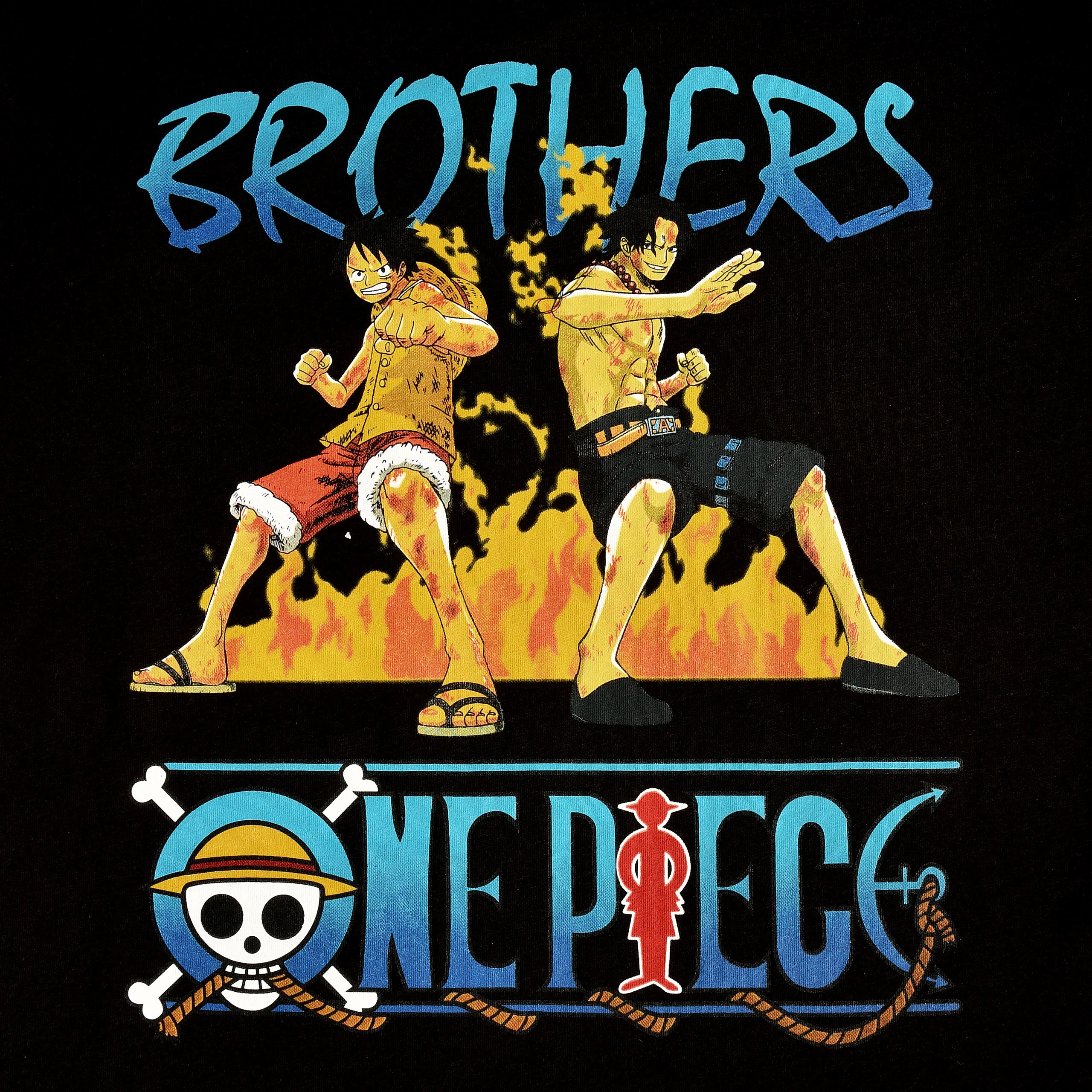 Imagen del producto One Piece - Camiseta Brothers negra
