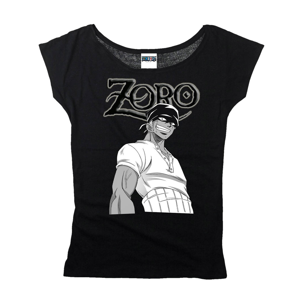 Imagen del producto One Piece - Camiseta para chica Roronoa Zoro negra