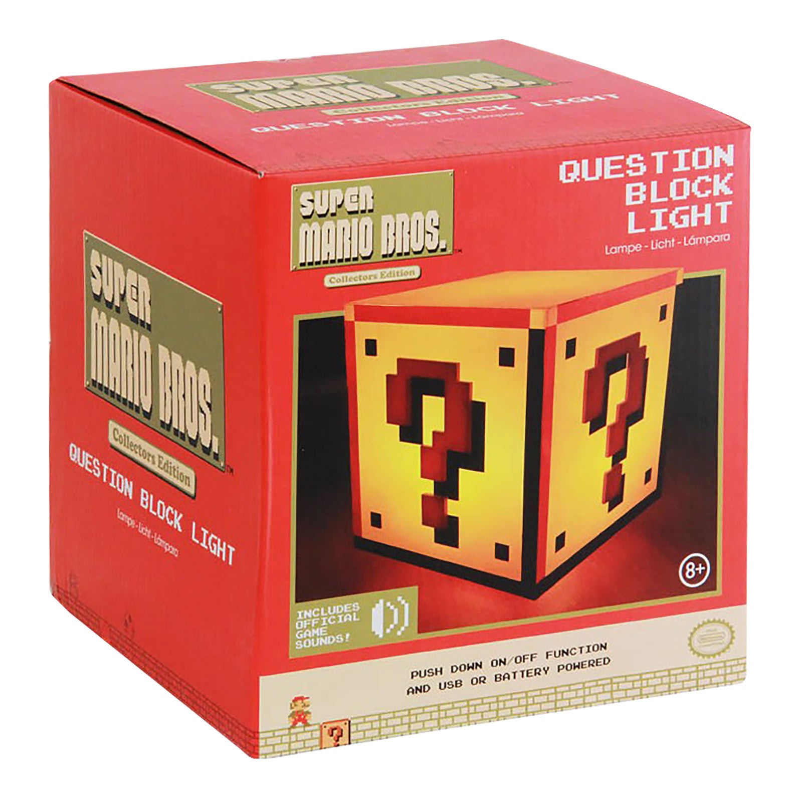 Imagen del producto Super Mario - Lámpara de interrogación con sonido