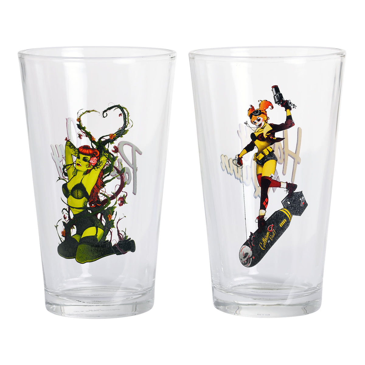 Product image DC Comics - Harley Quinn and Poison Ivy Glass Set