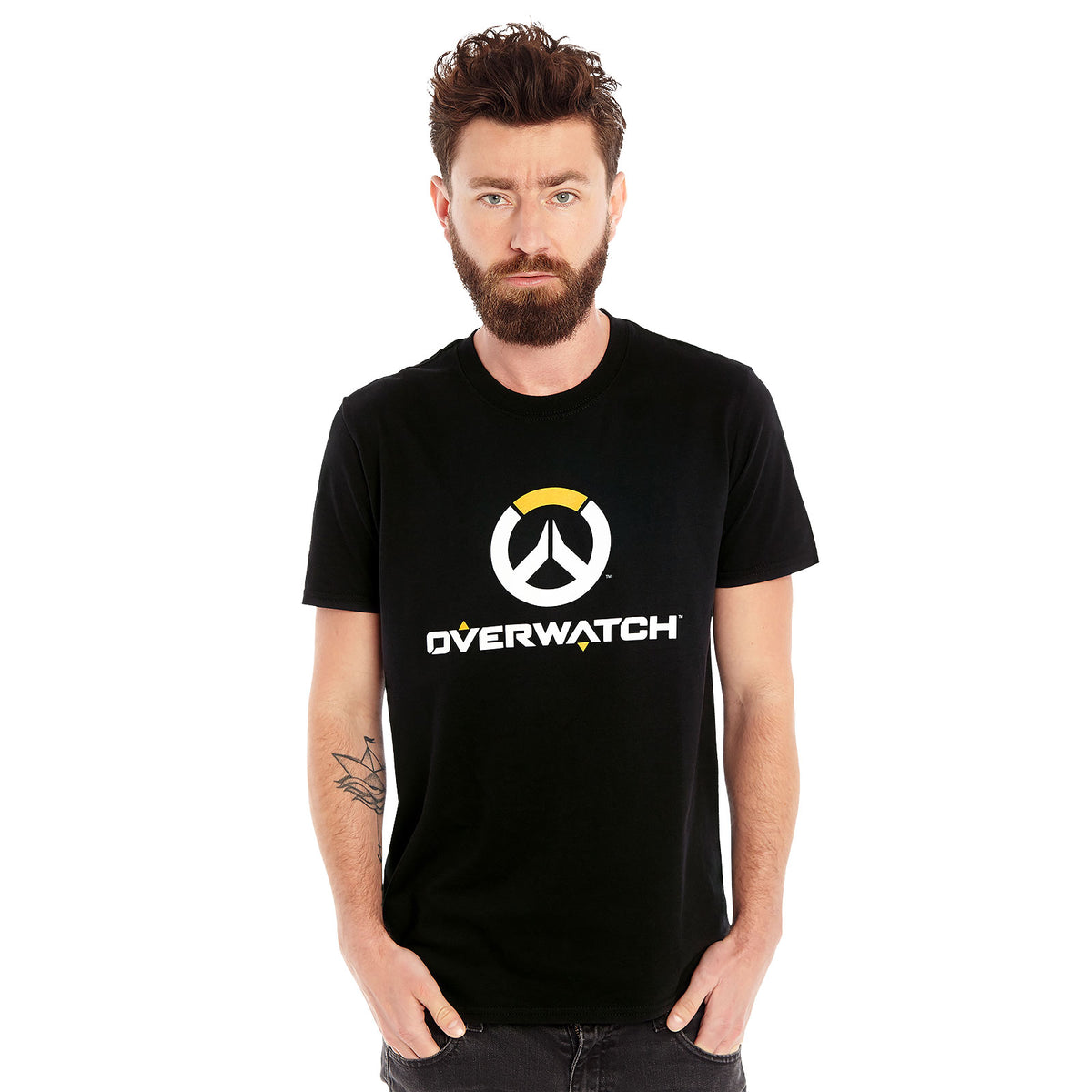 Imagen del producto Overwatch - Camiseta con logo negra