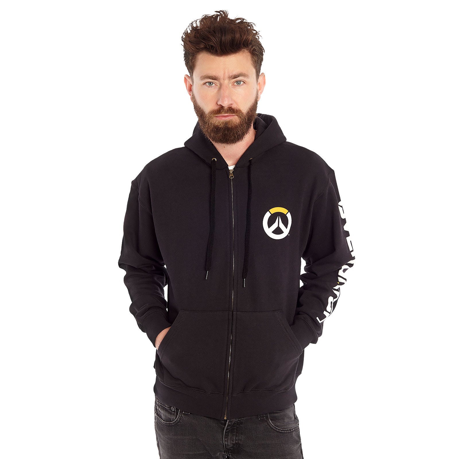Imagen del producto Overwatch - Chaqueta con capucha negra con logo