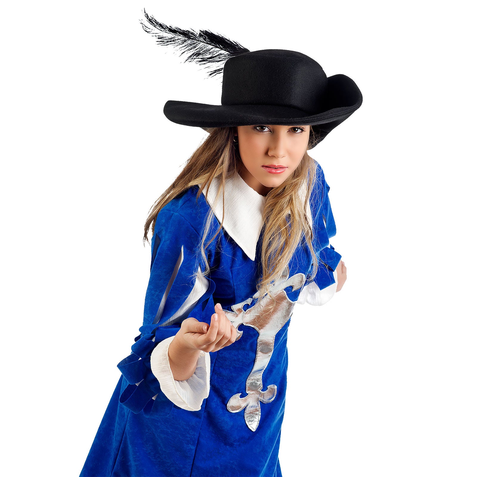 Imagen del producto Dama Mosquetera Real - Disfraz de Mujer Azul