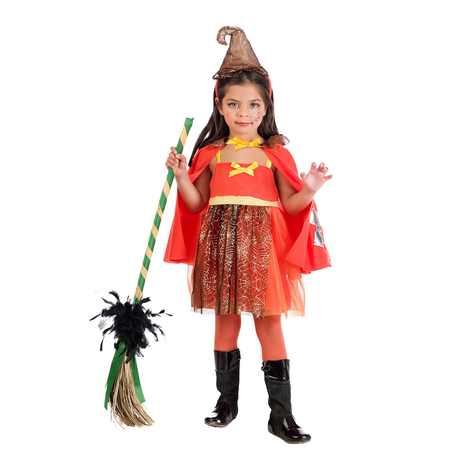 Imagen del producto Bruja Mágica - Disfraz para niños naranja