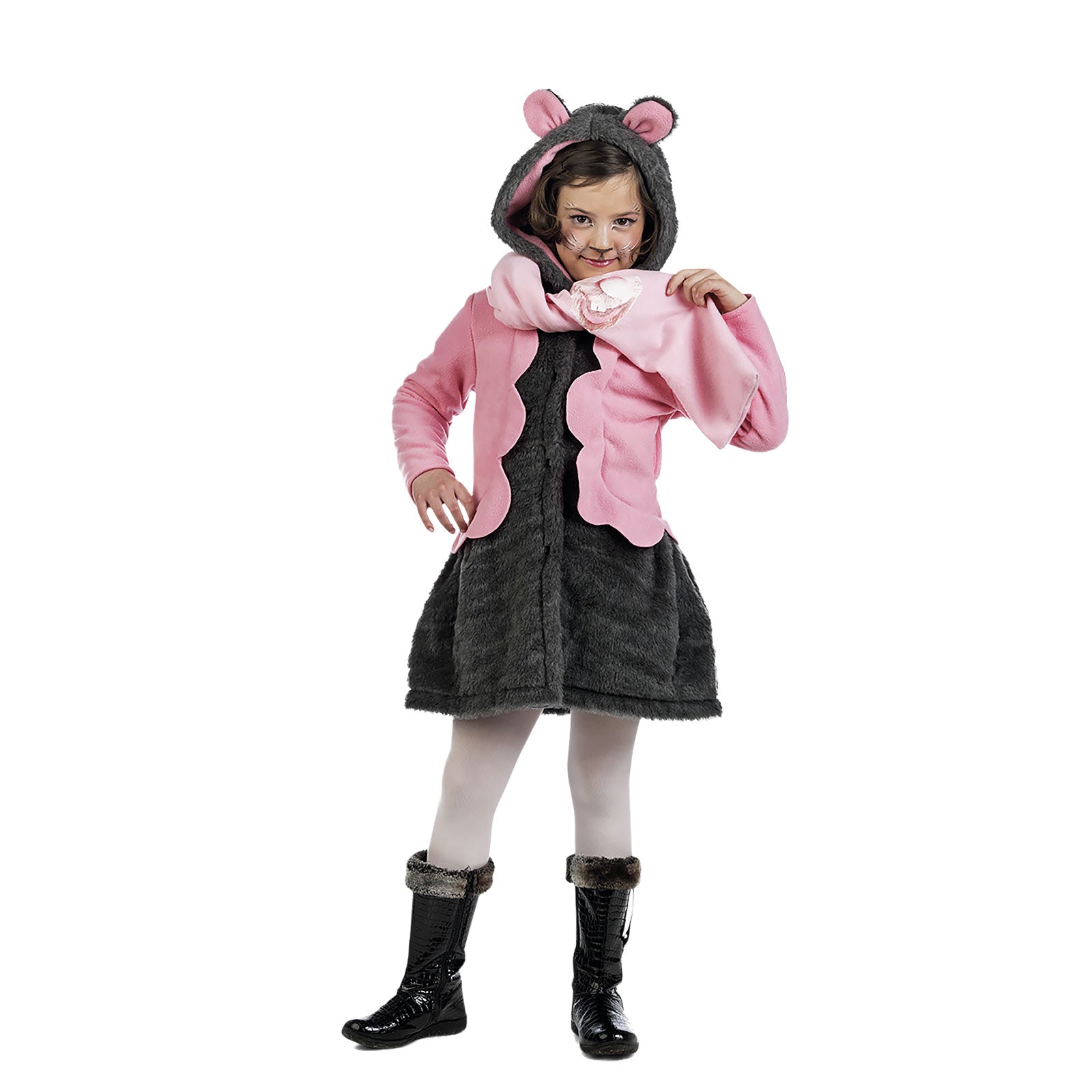 Imagen del producto Lady Mouse - Disfraz para niños en rosa gris