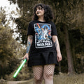 Imagen del producto Star Wars - Camiseta negra con póster retro de la película