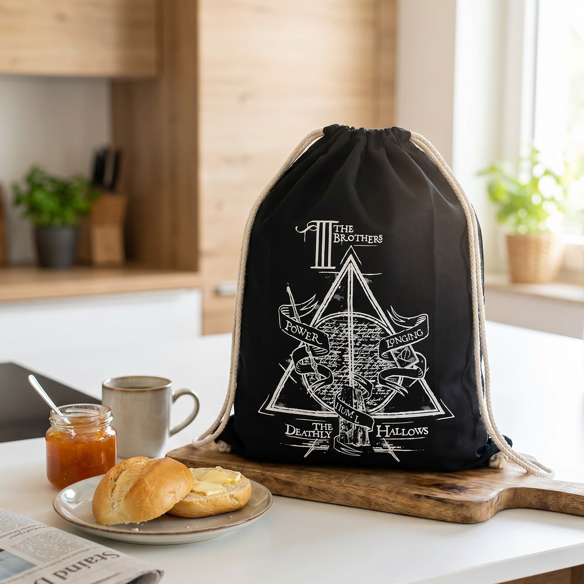 Imagen del producto Harry Potter - La Bolsa de Deporte de los Tres Hermanos Negra