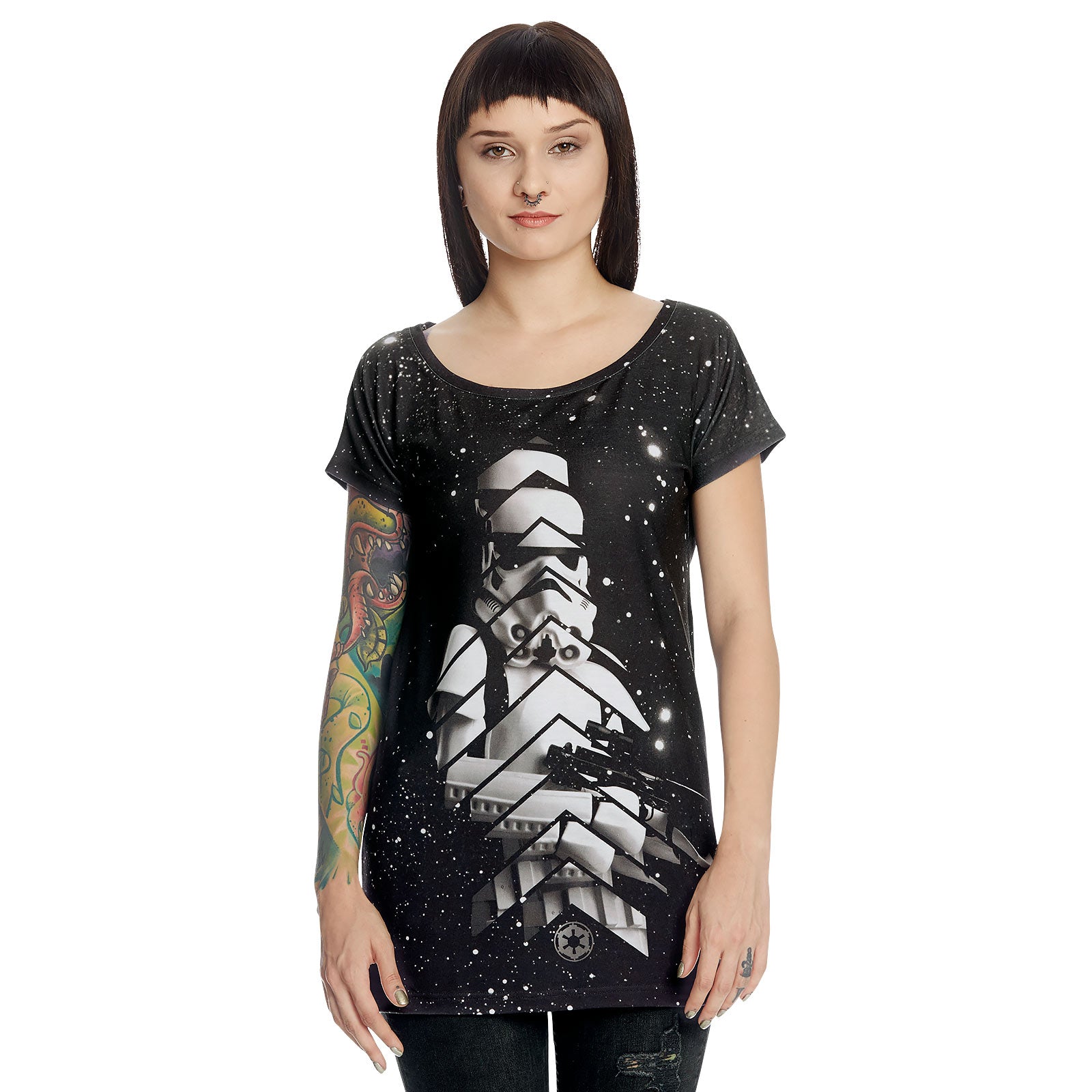 Imagen del producto Star Wars - Camiseta de chica Stormtrooper Arrow de corte holgado