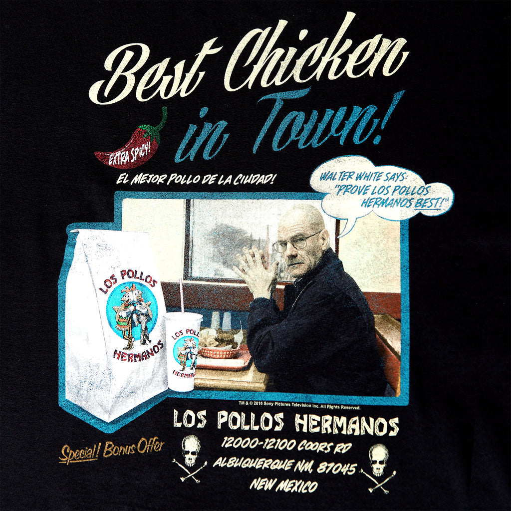 Imagen del producto Breaking Bad - Los Pollos Hermanos Mejor Pollo Camiseta negra