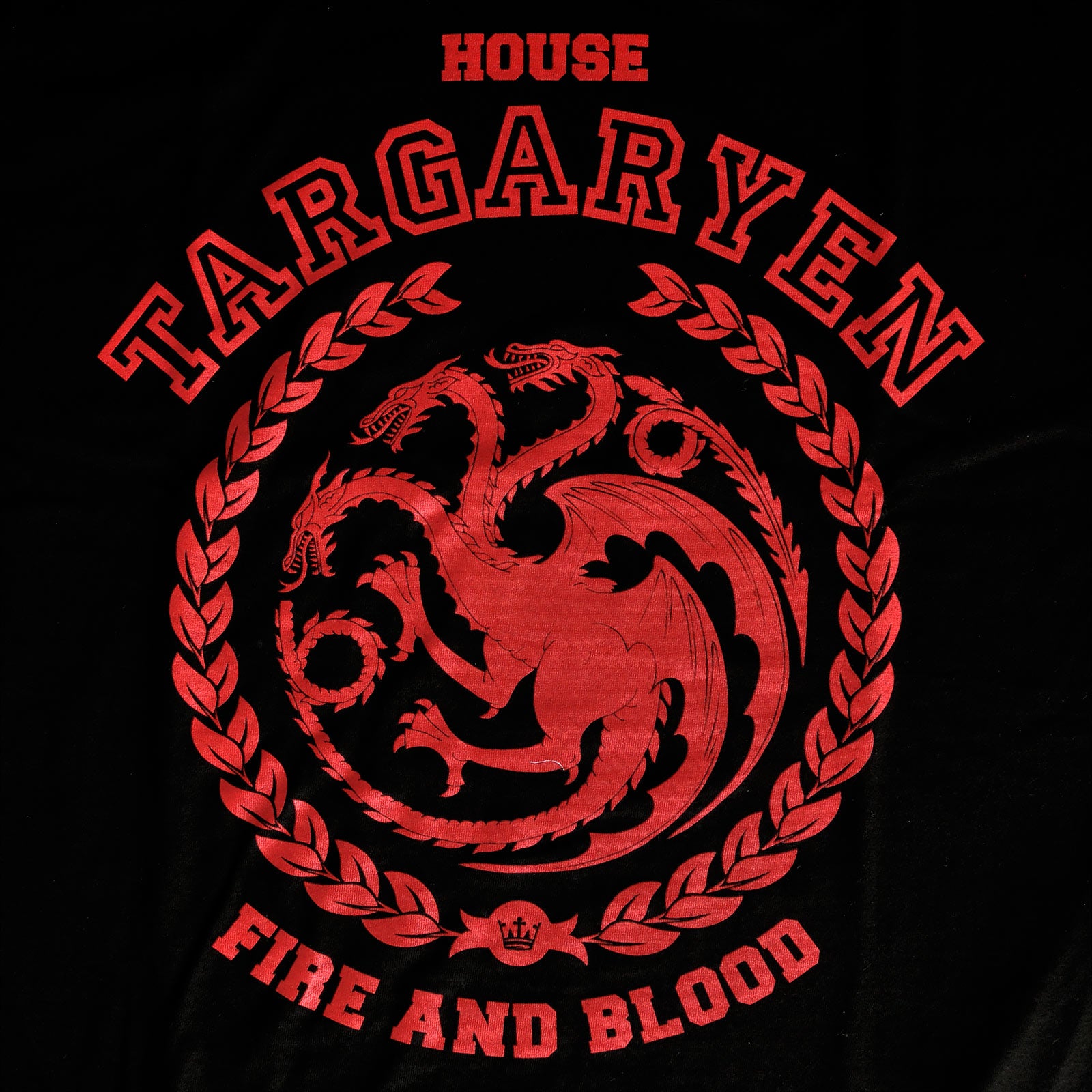 Imagen del producto Juego de Tronos - Camiseta negra con escudo Targaryen