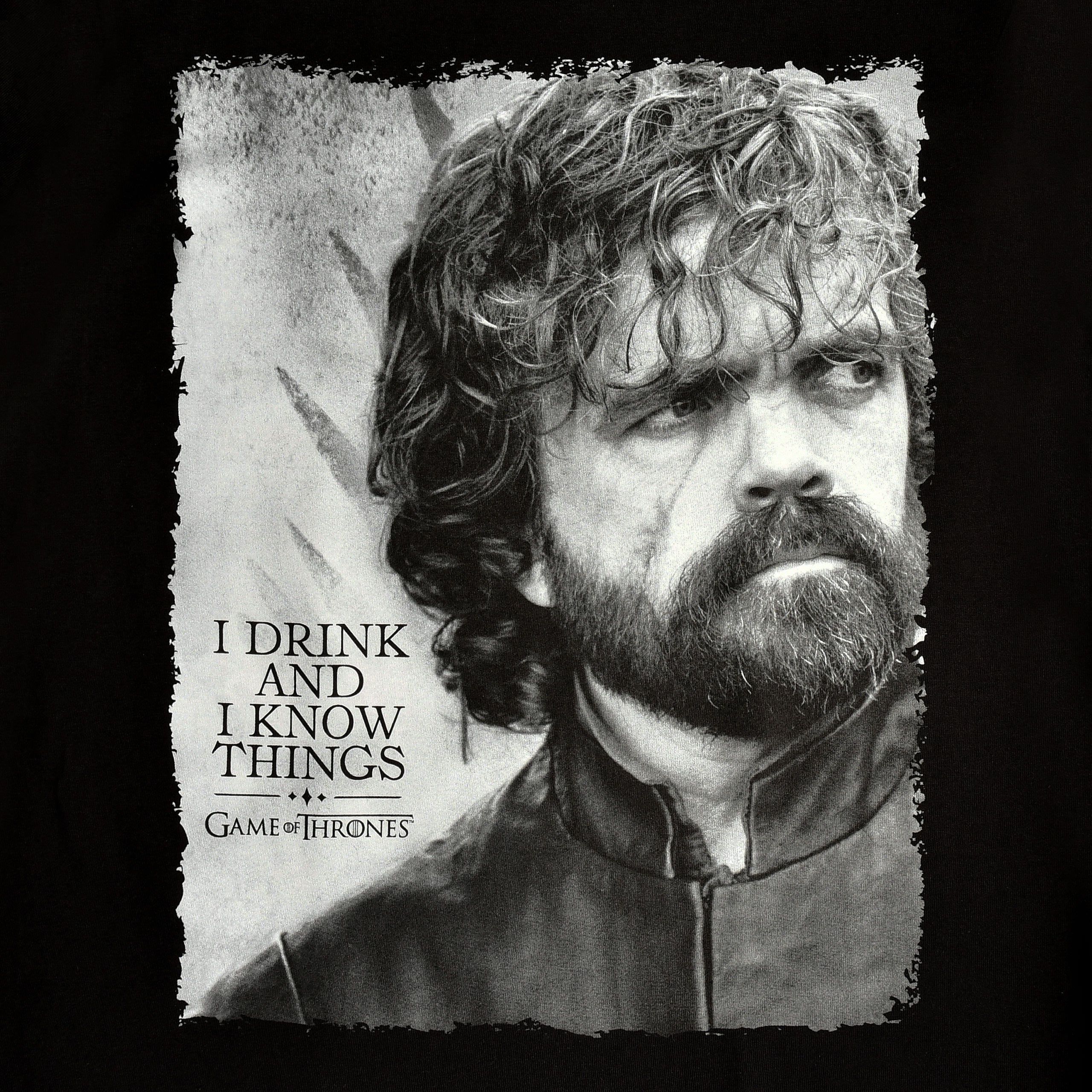 Imagen del producto Juego de Tronos - Camiseta negra de Tyrion Drink And Know Things