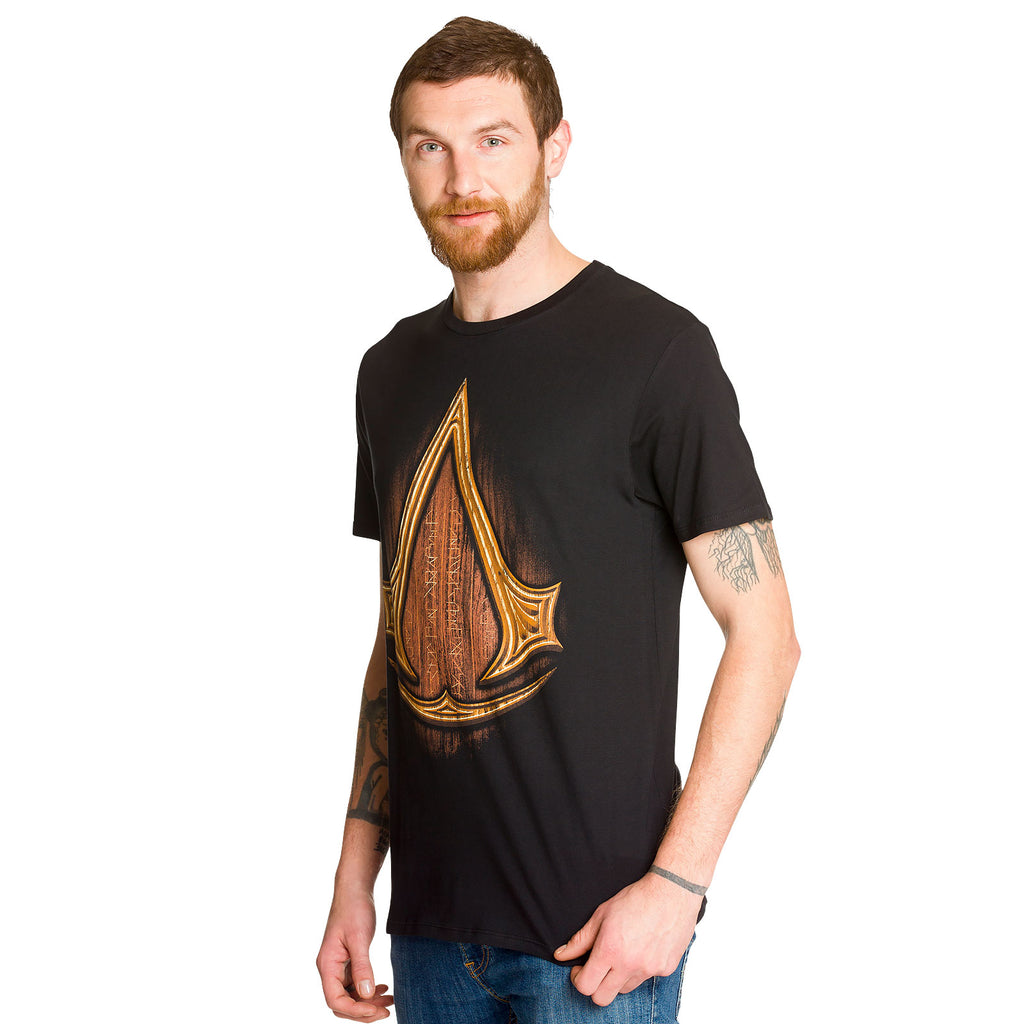 Imagen del producto Assassins Creed - Insignia Wood Camiseta negra