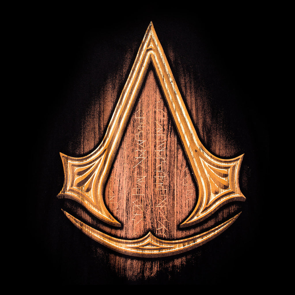 Imagen del producto Assassins Creed - Insignia Wood Camiseta negra