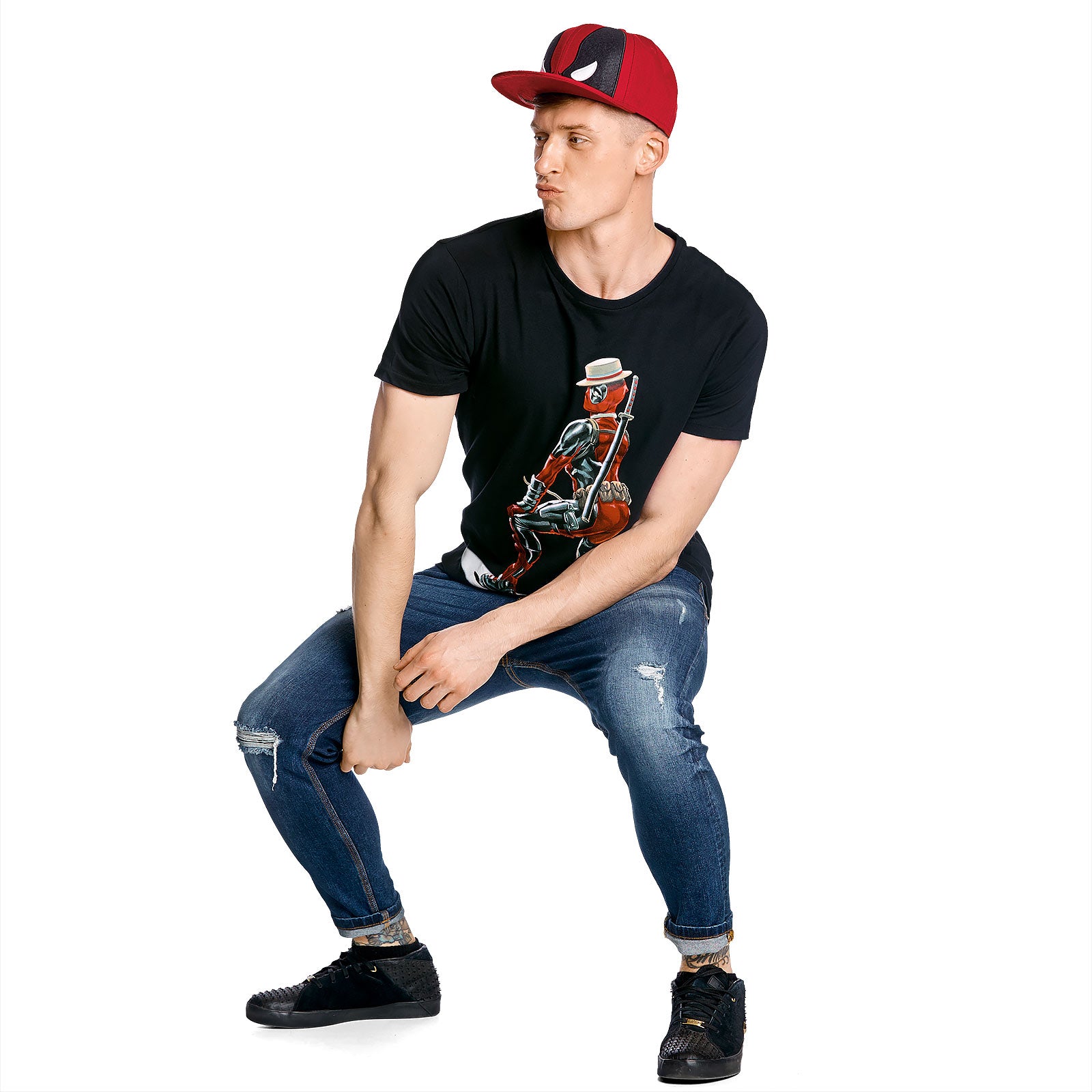 Imagen del producto Deadpool - Camiseta de artista negra