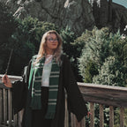Imagen del producto Harry Potter - Bufanda de punto Slytherin gris-verde