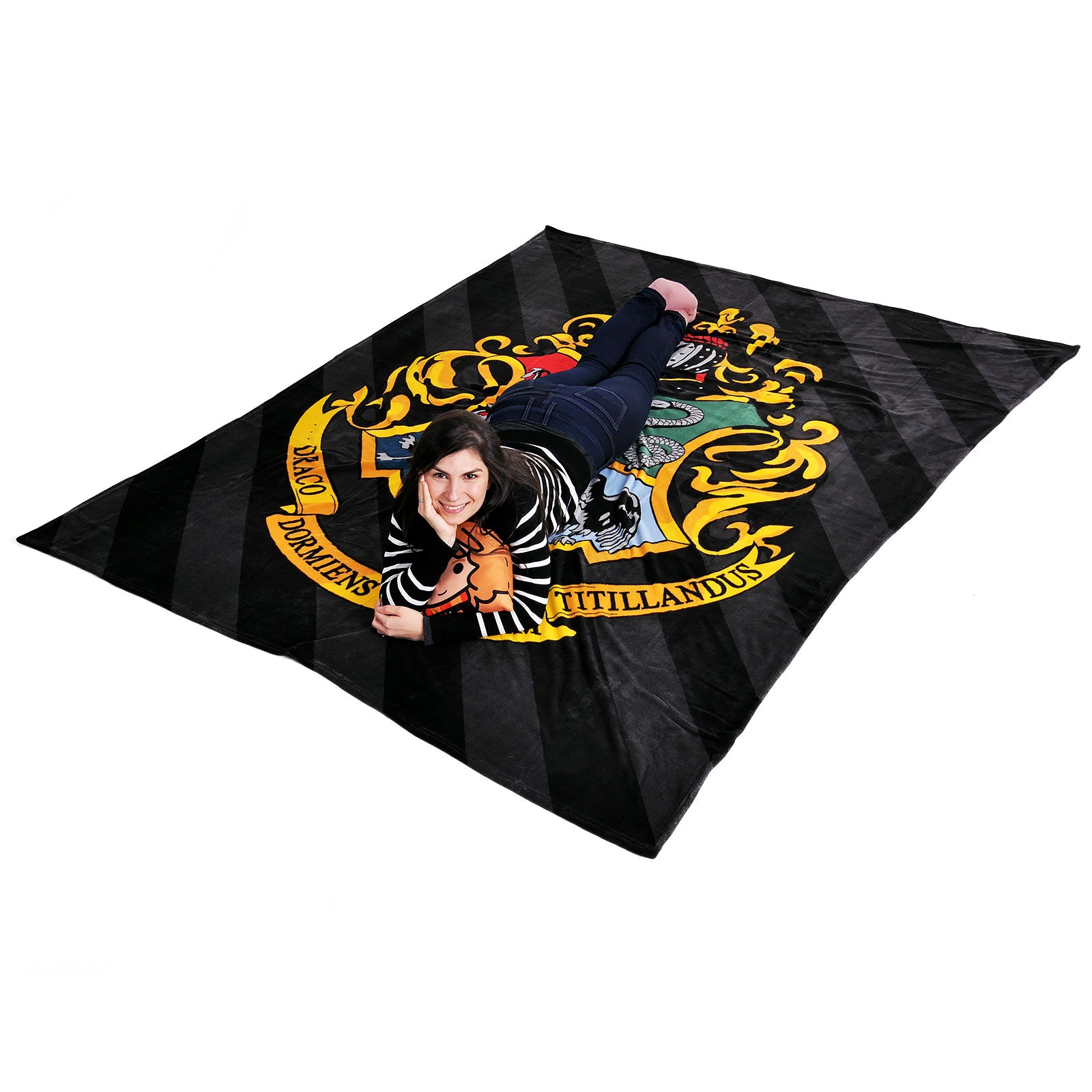 Imagen del producto Harry Potter - Manta de felpa con escudo de Hogwarts