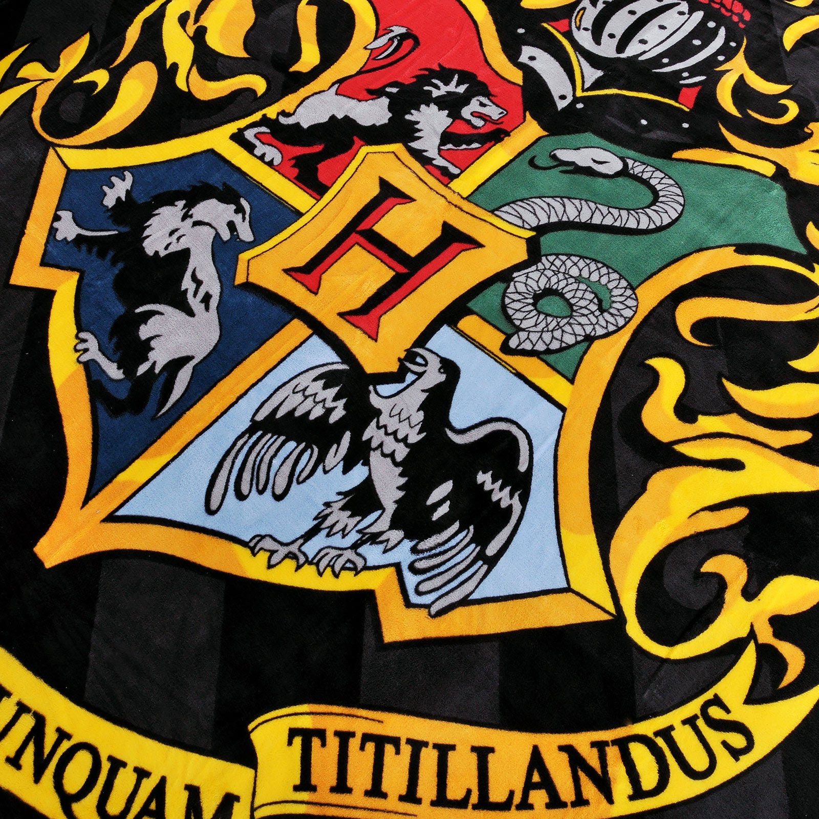 Imagen del producto Harry Potter - Manta de felpa con escudo de Hogwarts