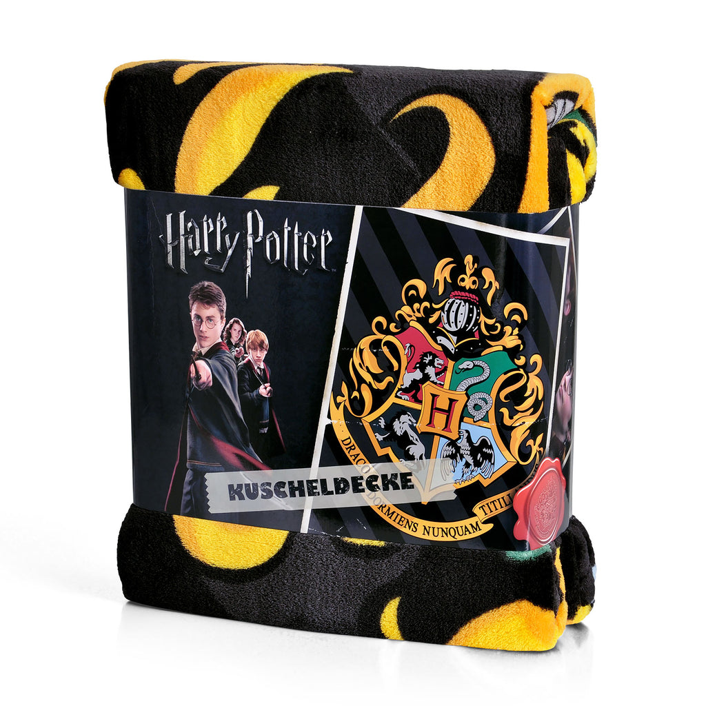 Imagen del producto Harry Potter - Manta de felpa con escudo de Hogwarts