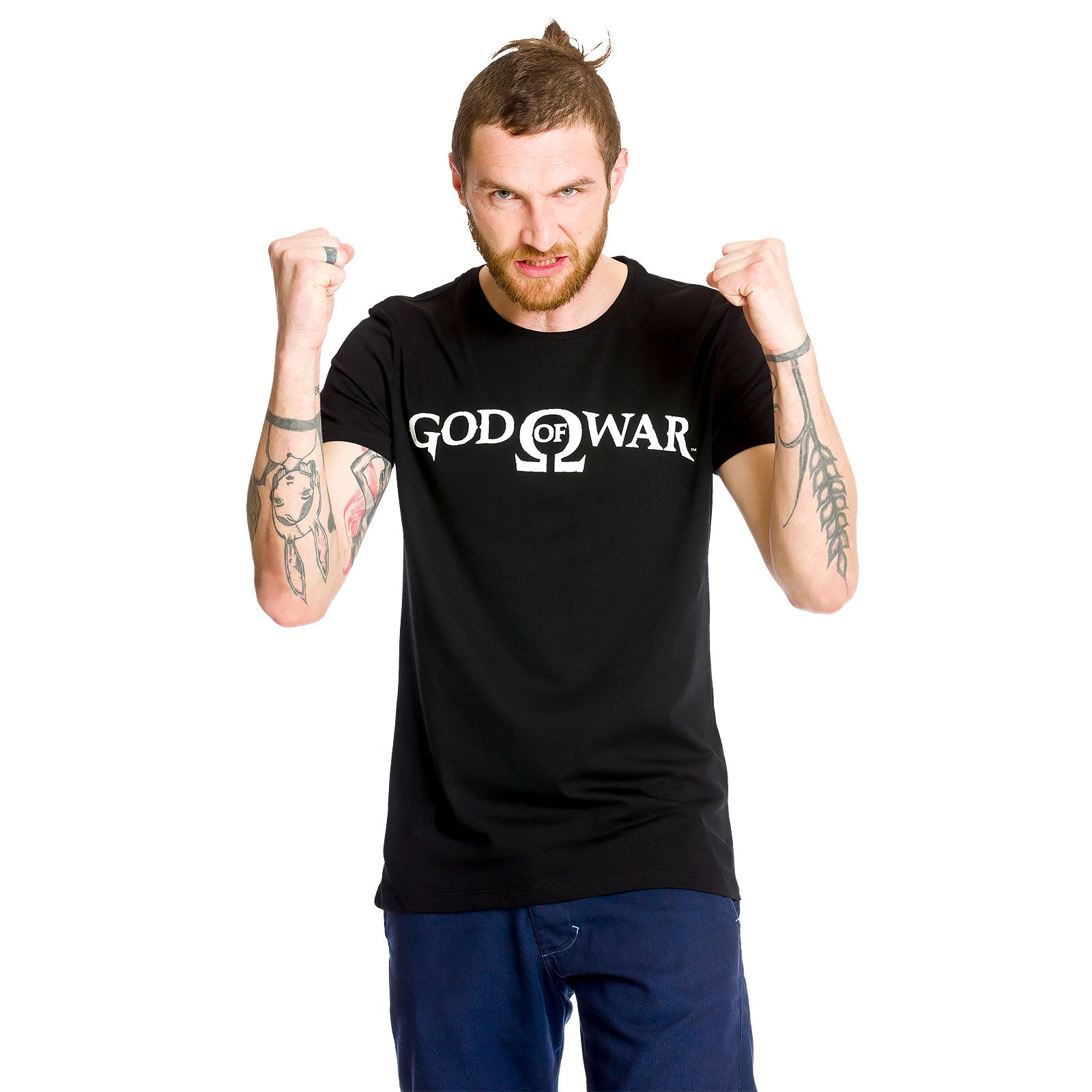 Imagen del producto God of War - Camiseta con logo negra