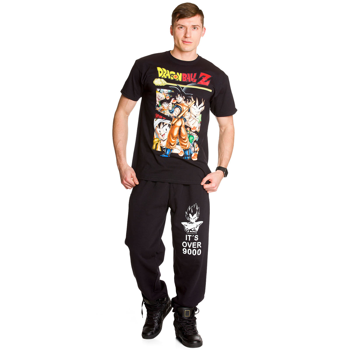 Imagen del producto Dragon Ball - Its Over 9000 Pantalones de chándal negros