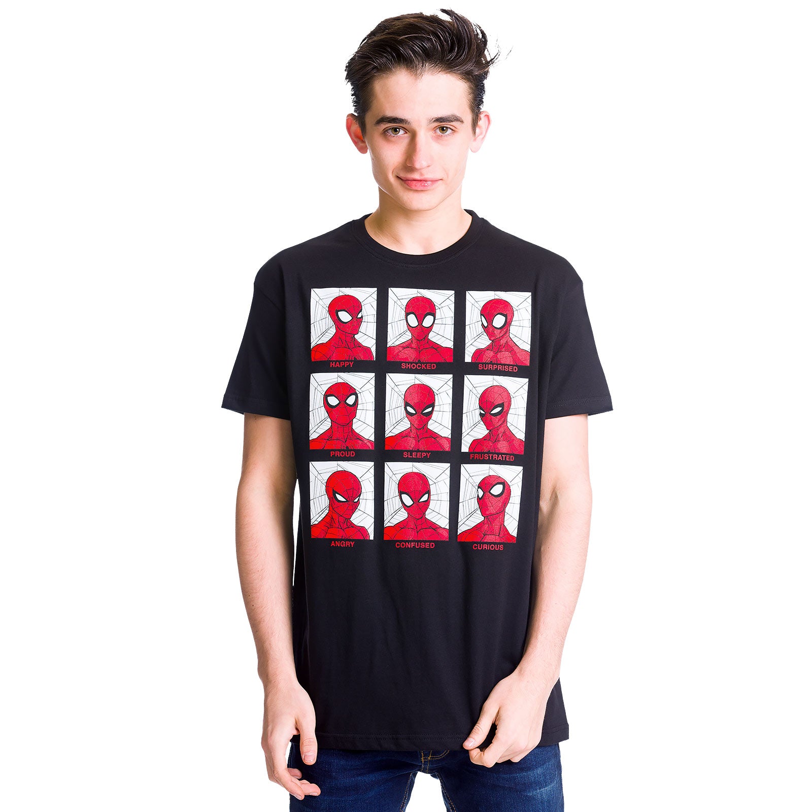 Imagen del producto Spider-Man - Camiseta de Emociones negra