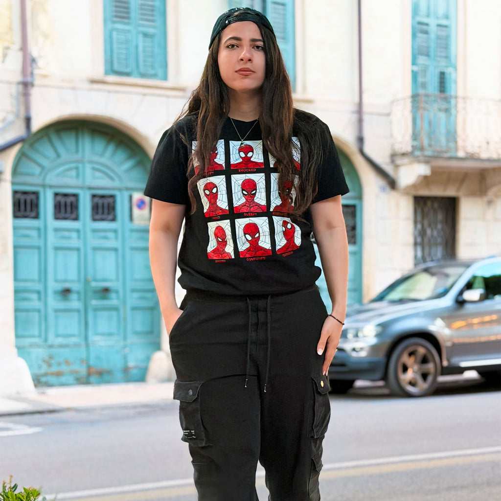 Imagen del producto Spider-Man - Camiseta de Emociones negra