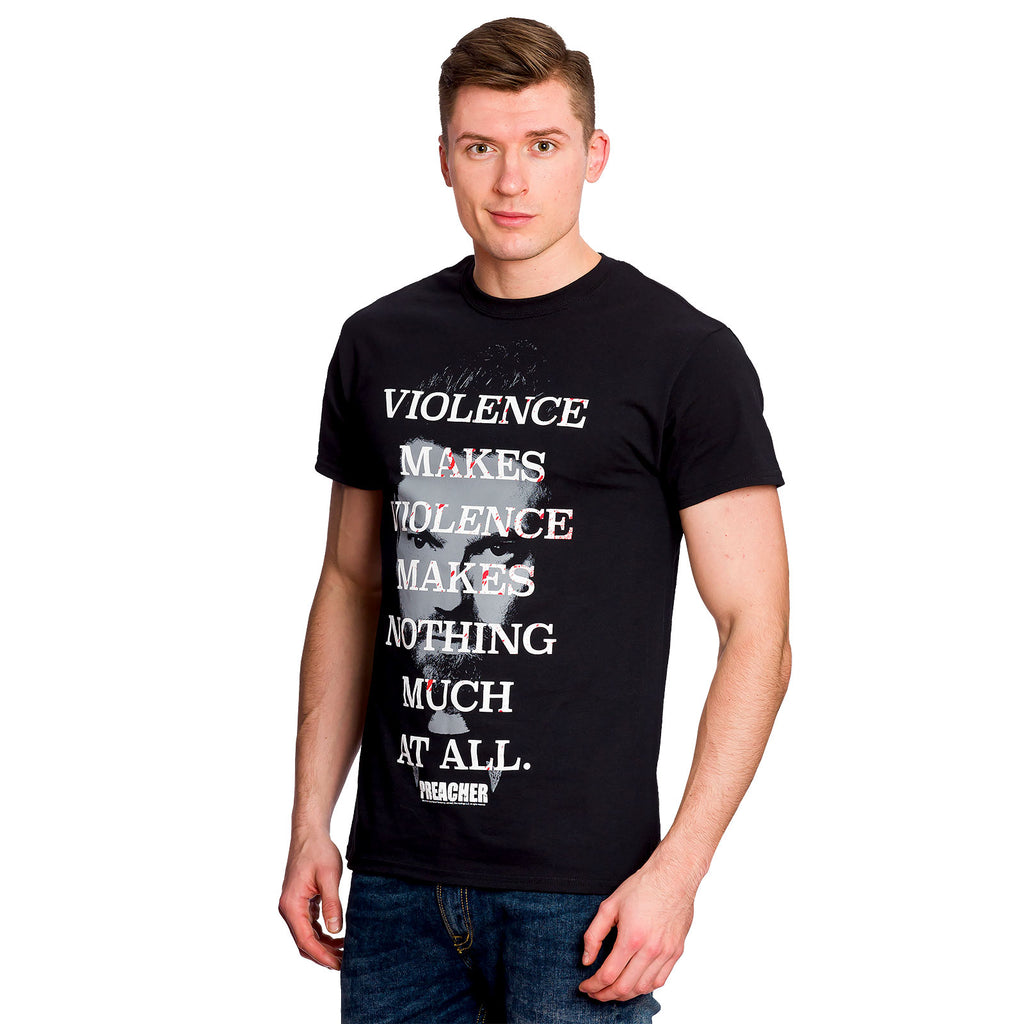 Imagen del producto Preacher - Camiseta negra Violence Makes Violence