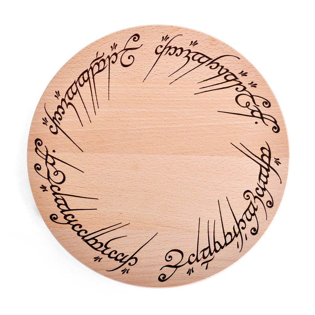 Imagen del producto El Señor de los Anillos - Tabla de cortar El Único Anillo de haya