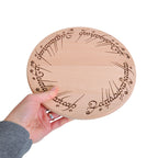 Imagen del producto El Señor de los Anillos - Tabla de cortar El Único Anillo de haya