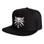 Imagen del producto Witcher - Gorra Snapback del Medallón del Lobo negra