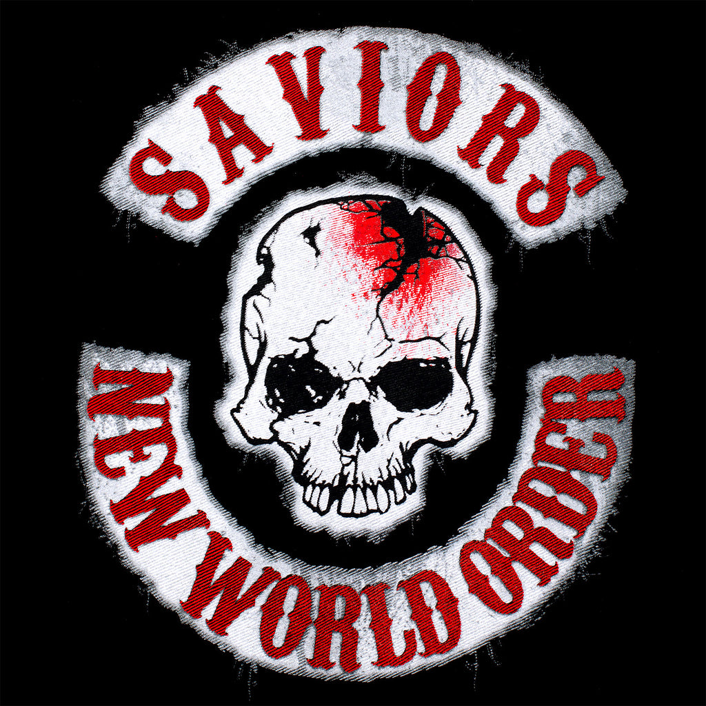 Imagen del producto Walking Dead - Camiseta negra con parches de Savior