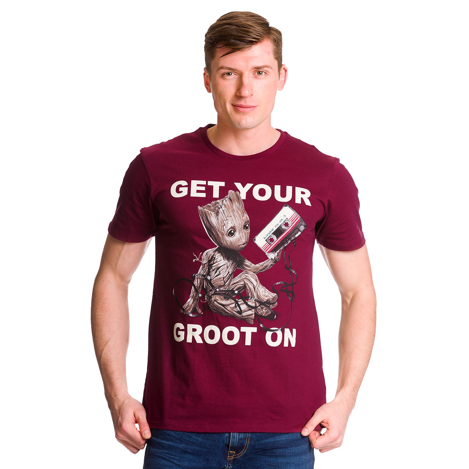 Imagen del producto Guardianes de la Galaxia - Camiseta de Groot roja