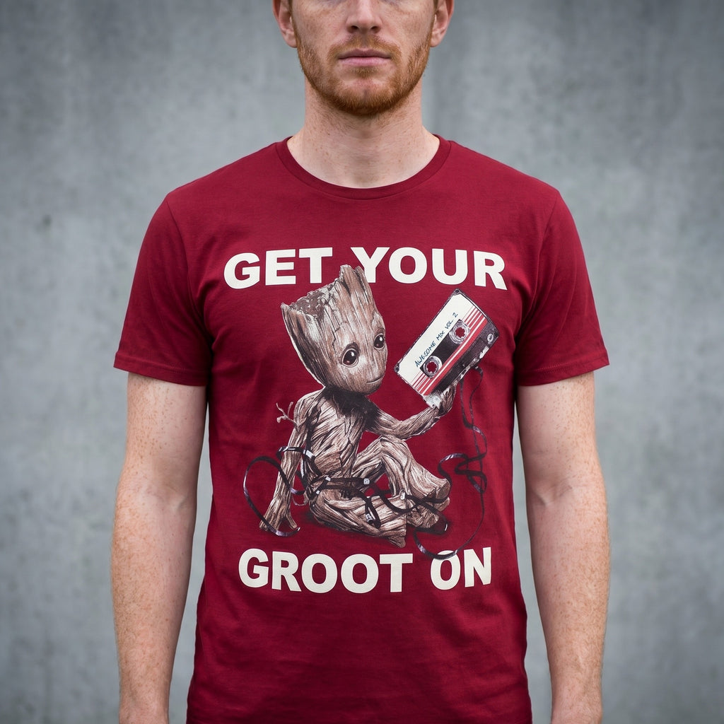 Imagen del producto Guardianes de la Galaxia - Camiseta de Groot roja